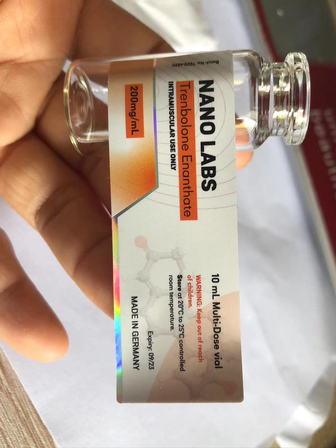 Waterproof Vial Sticker Labeling Single Side Printing