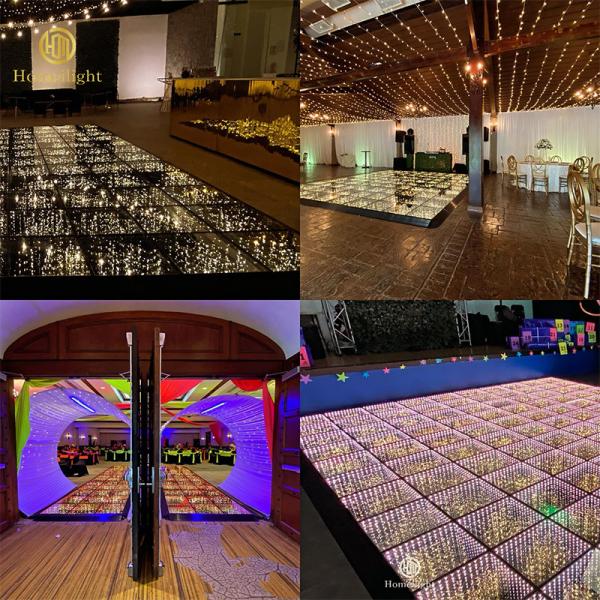 Buy cheap 3D Mirror Dance Floor Starry Dance Floor For Disco Party LED Video Floor from wholesalers