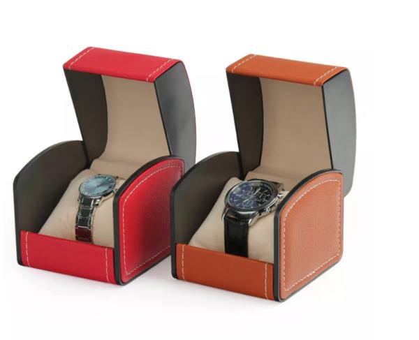Buy cheap PU Leather Wrist Watch Boxes Packing Case 4c Offset Printing from wholesalers
