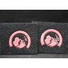 Buy cheap 2D 0.5mm Silver Embossed Patches Female Velcro Hard PVC from wholesalers