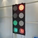 200MM 4-Aspect RYG Ball With Countdown Timer Road Traffic Light