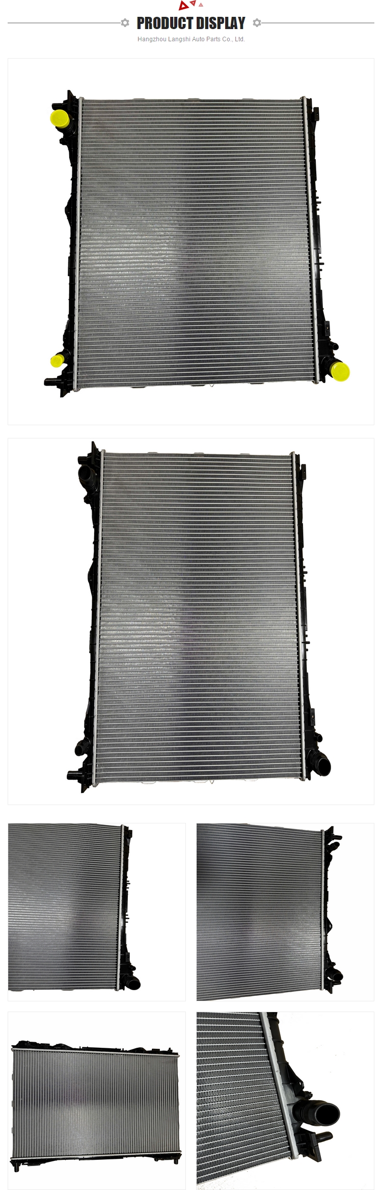 Car Fitment Land Rover LR162110 Aluminum Radiator for RANGE ROVER Cooling System