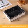 Buy cheap Disposable Biodegradable Fast Food Box, High Grade Commercial Sushi Wooden Box Salad Packing Box from wholesalers