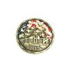 Buy cheap Antique Brass Zinc Alloy Round Metal Coins Air Show Design For Collectible Display from wholesalers