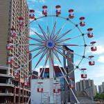 Antique Ferris Wheel Rated Load 72 Riders Height 30m Luxury Design