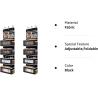Buy cheap JARLINK 2 Pack 5-Shelf Over Door Hanging Organizer, Foldable Wall Mount 4 Big Pocket Large Capacity Storage with PVC from wholesalers