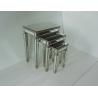 Buy cheap Nice Mirrored Nesting Tables , Comfortable Mirrored Living Room Furniture from wholesalers