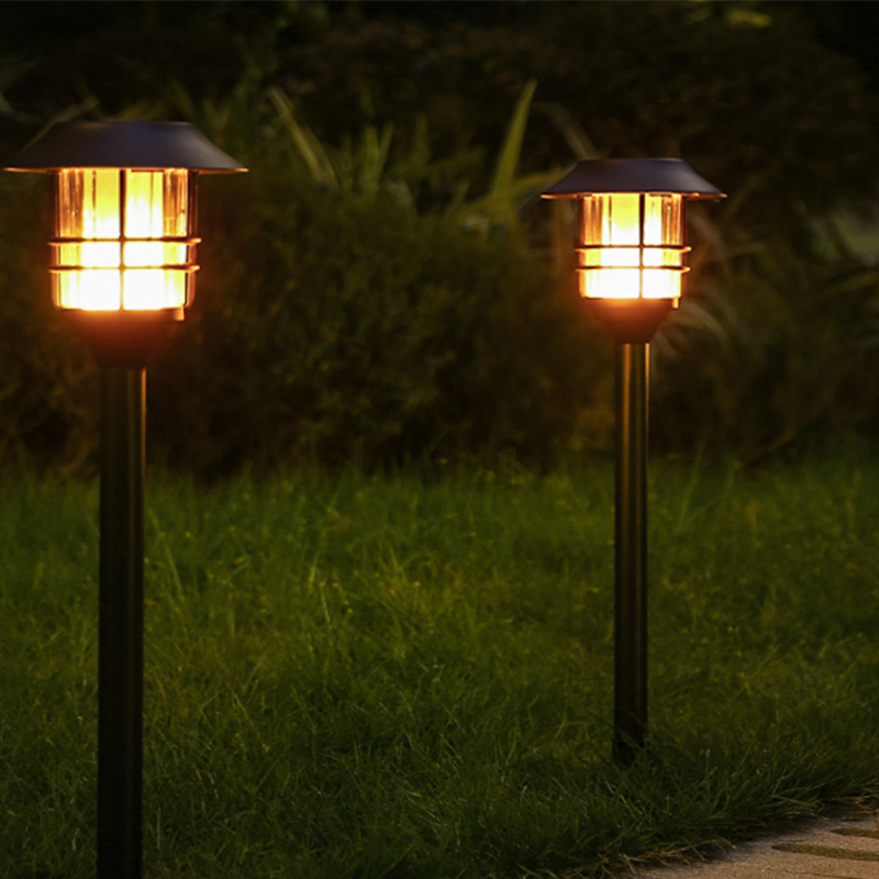 Aluminum Alloy 30LM 96 Led Solar Torch Solar Garden Lights With Motion Sensor