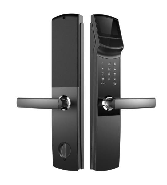 Buy cheap HOMSH Eye Scanner Door Lock 50-100 User Capacity Silver Color from wholesalers
