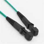 Multimode Fiber Optical Patch Cord 62.5/125um Aqua LSZH Jacket MTRJ Female To