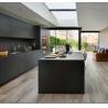 Buy cheap Melamine Board Premade Kitchen Cabinets Units Modular Glass from wholesalers