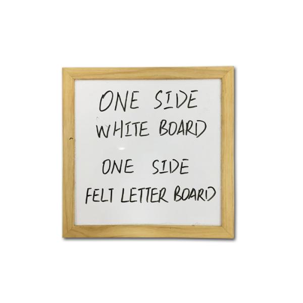 Double Sides Letter Peg Board , Magnetic White Leaving Message Sign Boards