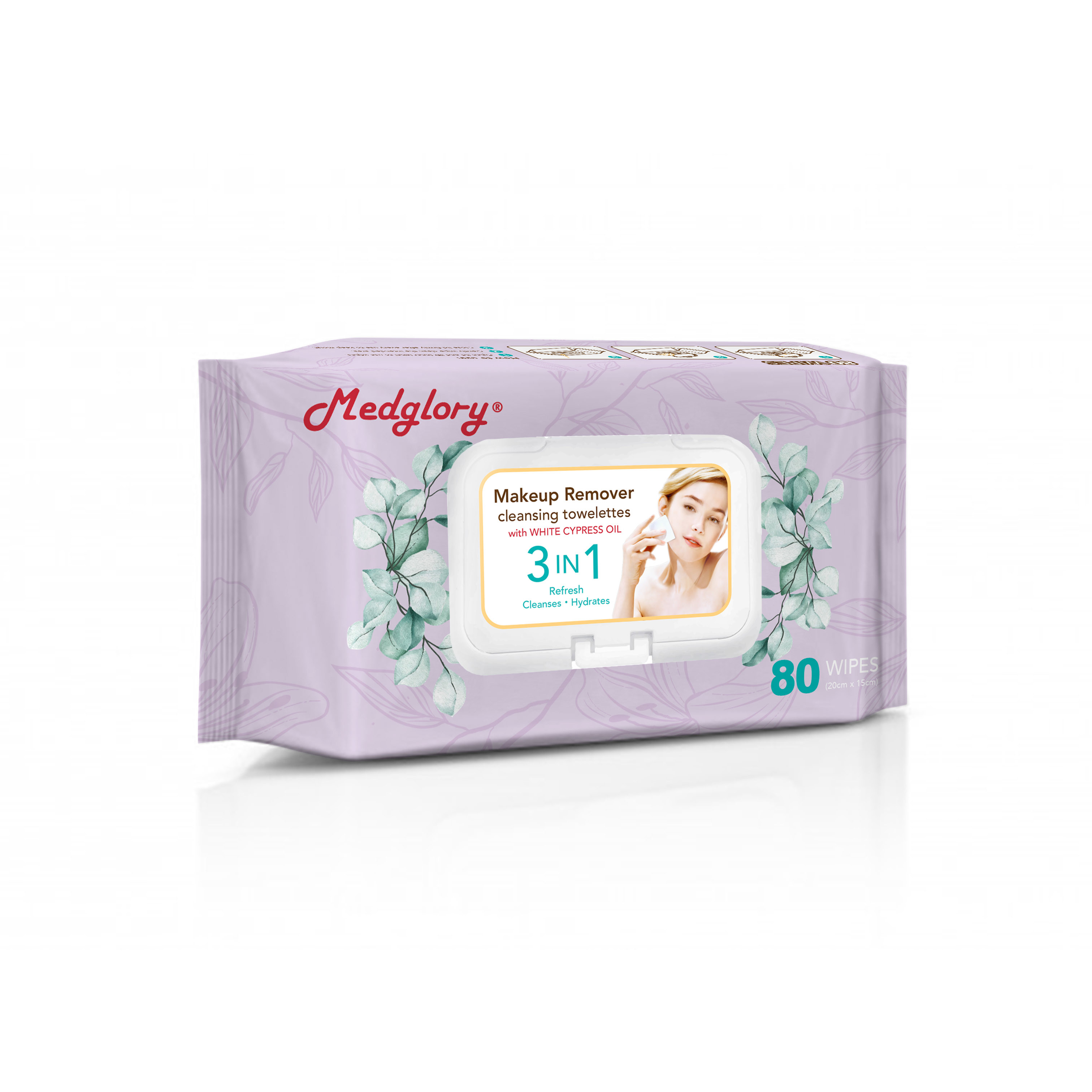 80 Pcs Makeup Remover Wipes Gentle Refresh Pretty Remove Mascara Even Eye Make Up