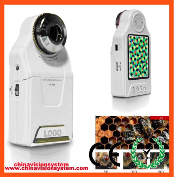 Buy cheap Low Cost 2.7Inch 500X Magnification 5MP Portable Digital Microscope from wholesalers