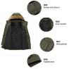 Buy cheap 100% Oxford Synthetic Material Womens Long Puffer Coat Parka With Detachable Hood from wholesalers