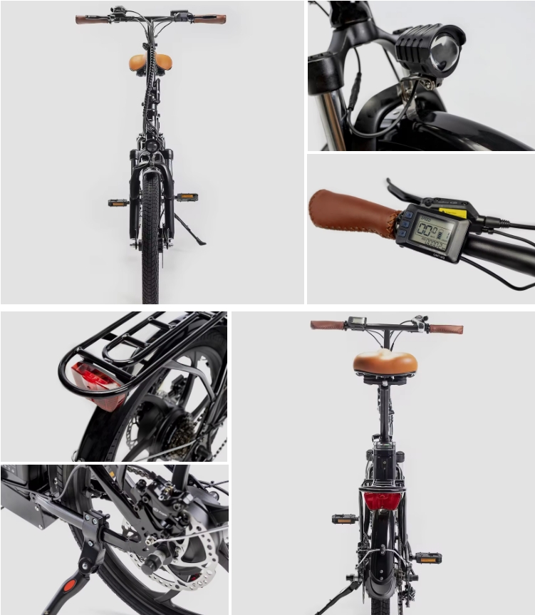 36V Electric City Bike Electric Folding Bike 20 Inch 250W Ebike Electric City Bike For Adult Electric Bicycle