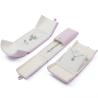 Buy cheap Tasteful Purple Velvet Jewelry Box Clamshell Shaped Case With Button Closure from wholesalers