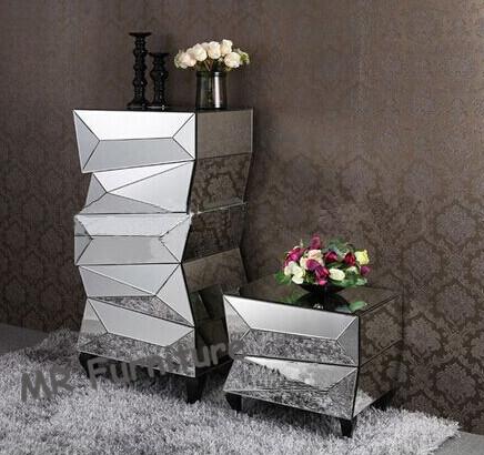 Buy cheap Fashionable Mirror Furniture Set Decorative Full Flower Mirror Stand from wholesalers