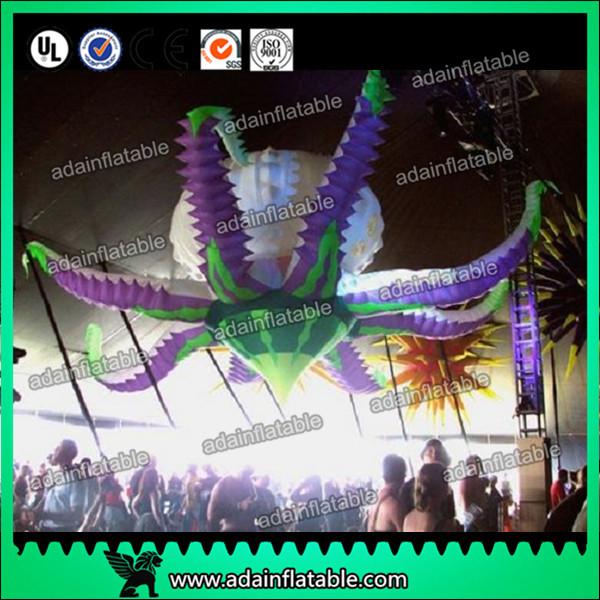 Buy cheap Club Party Decorative Inflatable Shapes , Oxford Colorful Inflatable Flower With Blower from wholesalers