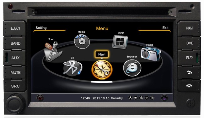 2 din 6.2 inch in dash car dvd player dual screen for Peugeot 307 with auto stereo autoradio syste OCB-017