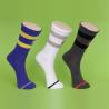 Buy cheap Spandex / Cotton Mens Blue Ankle Socks , Color Stripes Men's Athletic Socks from wholesalers