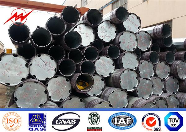 Buy cheap 16 M High Tension Steel Utility Pole For Electric Transmission Line from wholesalers