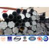 Buy cheap Round Street Galvanized Steel Light Pole 6m 8m 10m 12m 15m 40m 50m Outdoor Lamp Post from wholesalers