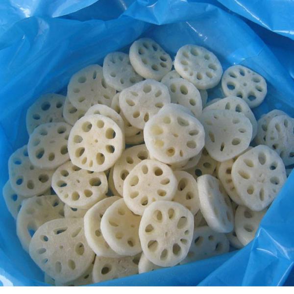 Buy cheap OEM Natural Color IQF Frozen Food / Freezing Lotus Root Slices With Delicious Taste From Direct Factory from wholesalers