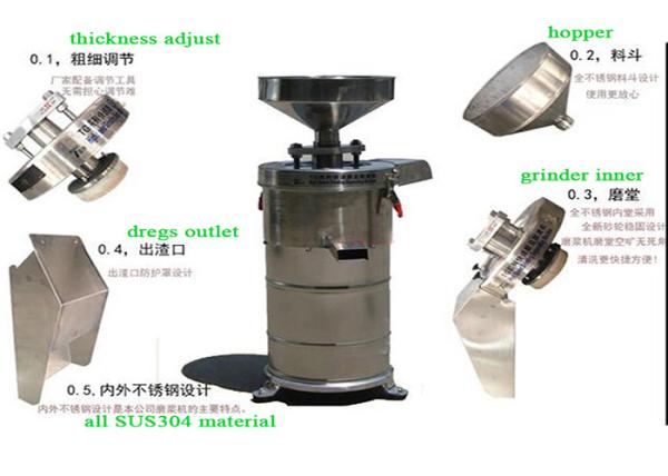 Buy cheap hot sell SUS304 material soybean grinder machine/soya milk making machine/soybean grinding machine from wholesalers