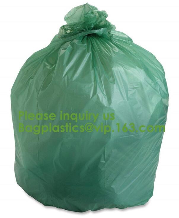 100% Eco-friendly Material Certified PLA Compostable Bag,Corn Starch T Shirt Bag Meet EN13432 BPI Biodegradable And Comp