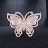 Buy cheap Fashion Colorful Butterfly CZ Gold Ring For Women Girls Fashion Engagement Wedding CZ Crystal Finger Ring Party Jewelry from wholesalers