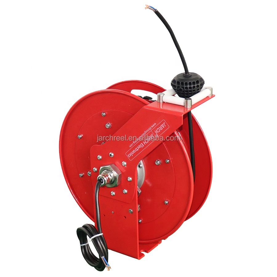 retractable high pressure industrial robot cable reel hose reel oil hose 49cm STEEL DRUM
