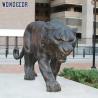Buy cheap Outdoor Bronze Statues Sculpture Bronze Tiger Figurine Life Size 135cm from wholesalers