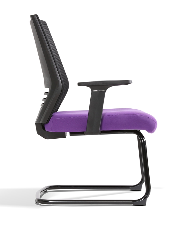 Black and Purple new style best home office chair & meeting room