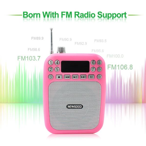 Buy cheap teachers voice amplifer speakers with FM radio and voice recording support from wholesalers