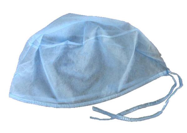 Buy cheap 20 Gsm Non Woven 20 Gsm Non Woven Disposable Hair Caps Medical Products Light Blue from wholesalers