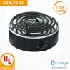 Buy cheap ESB-7523 750 Watt low price Compact Single Buffet Burner Electric Hot Plate, Black, UL approved, Back to school item from wholesalers