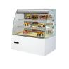 Buy cheap Curved Horizontal Glass Cake Display Case Dessert Refrigerators For Supermarket from wholesalers