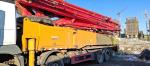 Second-Hand Semi-Dry Shotcrete 56 Meters Concrete Pump Truck with Cylinder