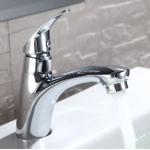 Zinc Stylish Bathroom Single Cold Water Basin Taps In Chrome