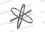 2Mm Pitch 3mm Wide 98 TH Timing Belt for Gerber Paragon VX Cutter , 180500318