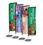 Polyester Outdoor Promotional Flag Banner