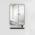 Buy cheap Minimalist Custom Bathroom Mirrors Framed Custom Cut Mirror Glass from wholesalers