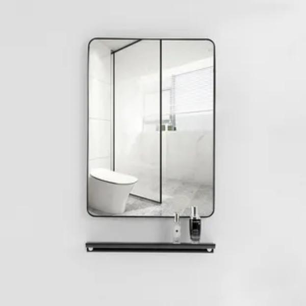 Buy cheap Minimalist Custom Bathroom Mirrors Framed Custom Cut Mirror Glass from wholesalers