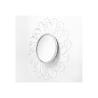 Buy cheap Sunflower Shape Metal Wall Art Mirror Floral Mirror Silver Color For Wall from wholesalers