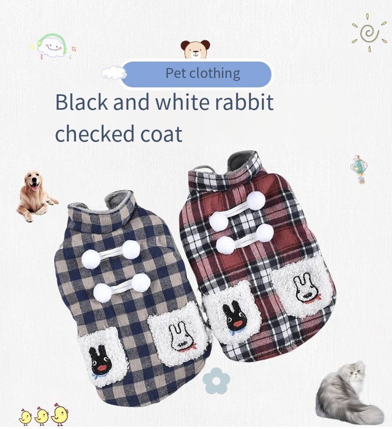 Autumn/Winter Outdoor Cotton Sweaters Coat Thickened Dog Coat Clothes