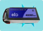 300 Cycles Drone Battery Customized 22.2V 40000 mAh Battery 60A Continuous