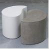 Buy cheap White Grey Modern Concrete Outdoor Dining Patio Table GRC Garden Table from wholesalers