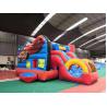 Buy cheap Red Racing Cars Kids Inflatable Bounce House With Slide / Jumping Blow Up Castle from wholesalers