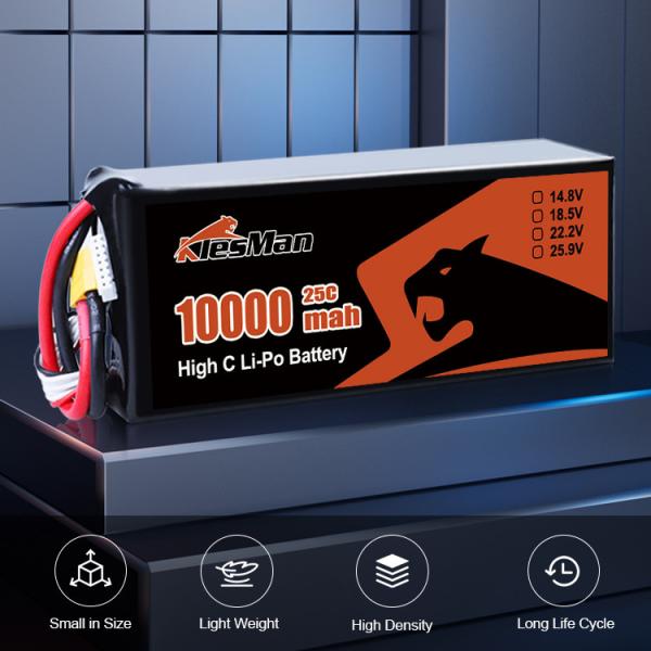New Arrival Smart Drone Battery 10000mah Lipo Battery 22.2V Agricultural Drone
